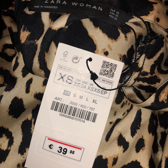 Zara Animal Print Dress - Picture 4 of 4